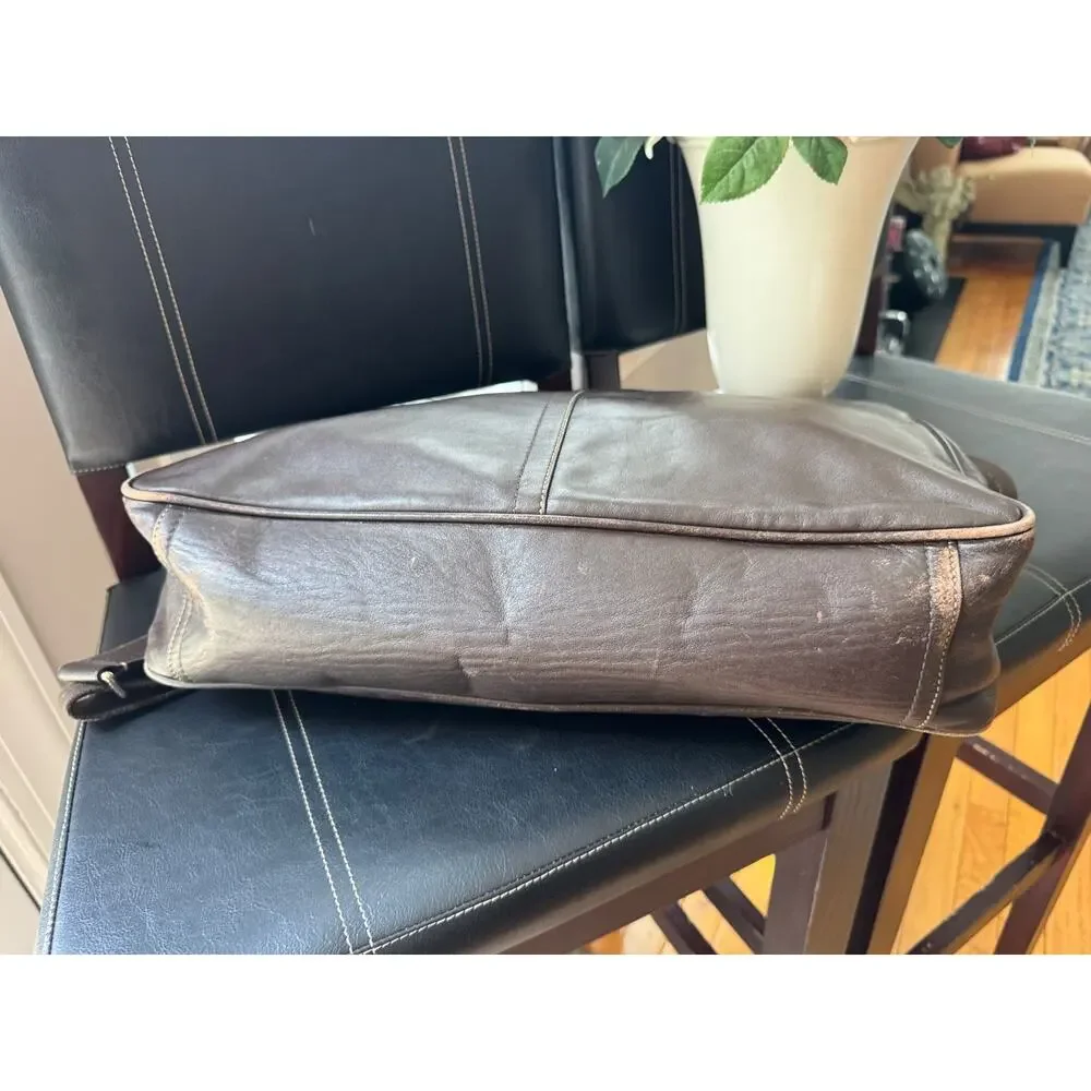 Authentic COACH F70098 Brown Business Beekman Messenger Briefcase Laptop (210